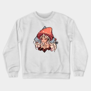 Mushroom girl Crewneck Sweatshirt